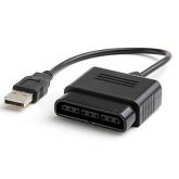 ps2 controlador para usb conversor para pc (preto)