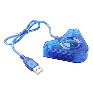 Conversor de controles usb Ps2 (azul)