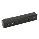 5-port hub usb para ps3 (preto)